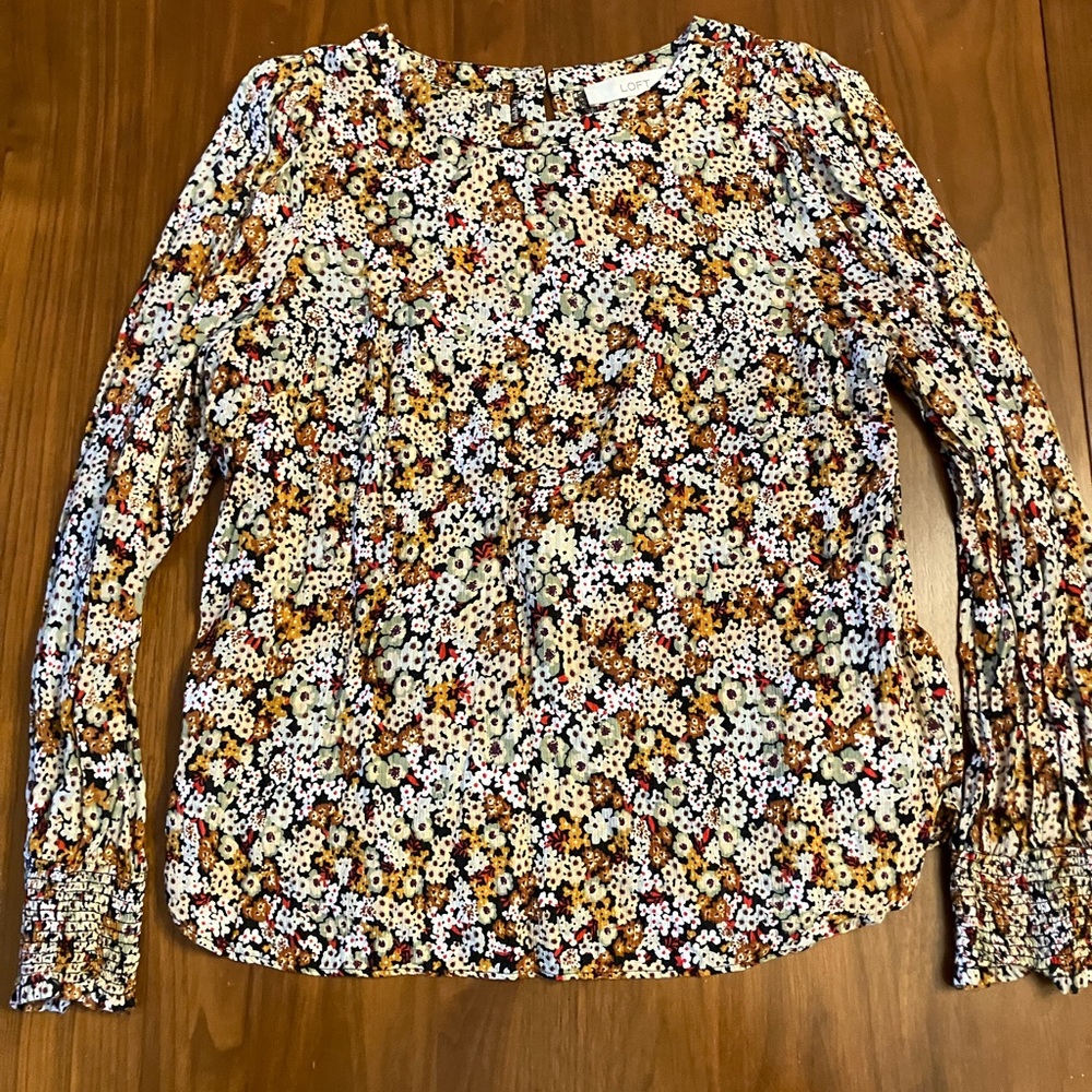 Loft Floral Blouse (M)